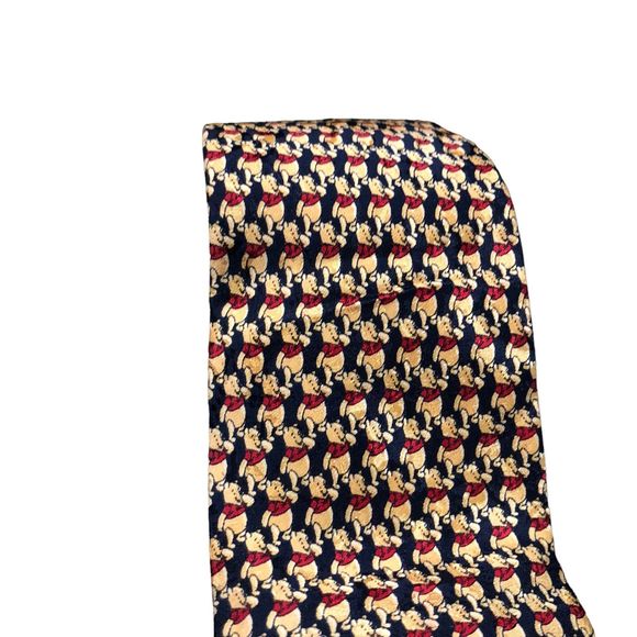 Disney’s Winnie the Pooh Silk Necktie, Collectible Tie, Statement Tie, Men’s Tie - Picture 10 of 12